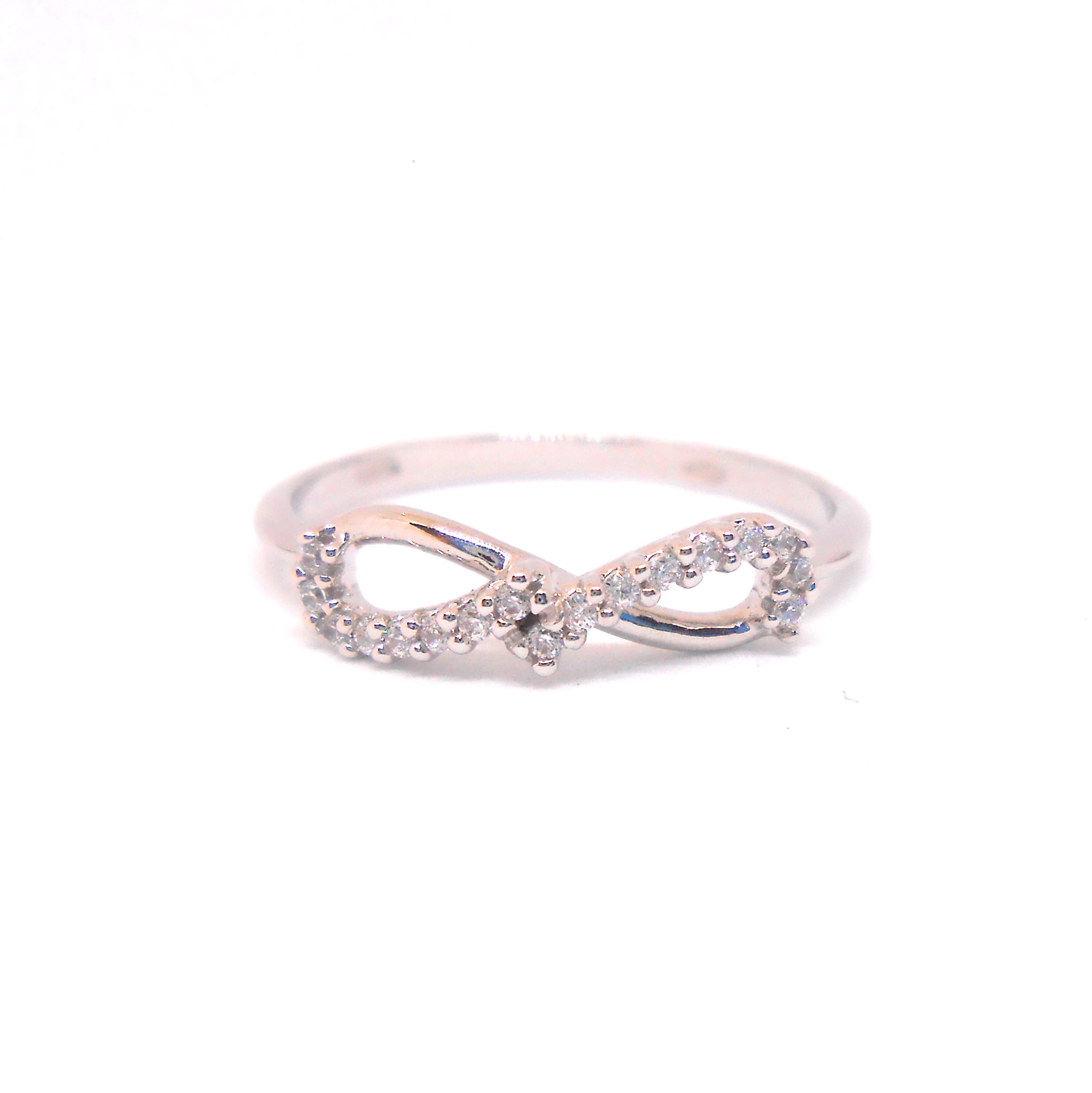 Anello oro bianco discount infinito